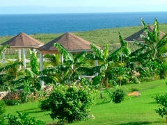 The view from the Nouveau Kiskeya Guesthouse